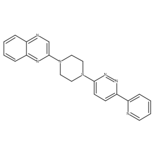 2-{4-[6-(Pyridin-2-yl)pyridazin-3-yl]piperazin-1-yl}quinoxaline Structure