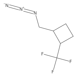 (1R,2R)-1-(azidomethyl)-2-(trifluoromethyl)cyclobutane Structure