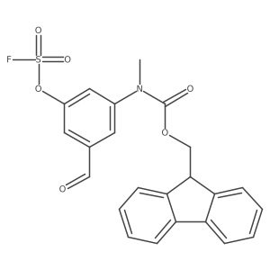 (9H-fluoren-9-yl)methyl N-{3-[(fluorosulfonyl)oxy]-5-formylphenyl}-N-methylcarbamate Structure