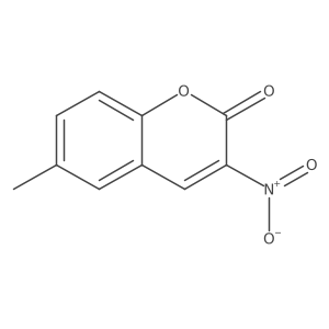 6-Methyl-3-nitrocoumarin结构式