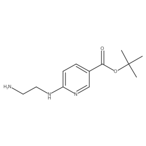 Tert-butyl 6-[(2-aminoethyl)amino]pyridine-3-carboxylate Structure
