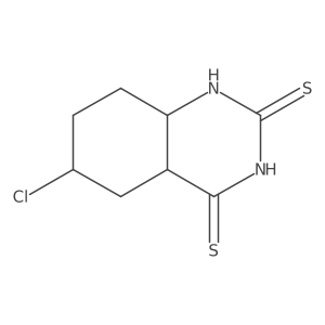 6-Chloro-1,2,3,4-tetrahydroquinazoline-2,4-dithione Structure
