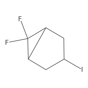 6,6-Difluoro-3-iodobicyclo[3.1.0]hexane结构式