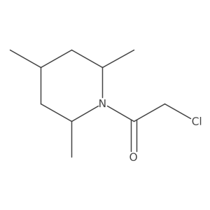 1-(Chloroacetyl)-2,4,6-trimethylpiperidine结构式