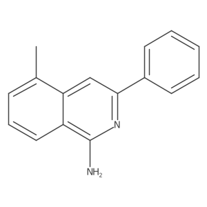 5-Methyl-3-phenylisoquinolin-1-amine Structure