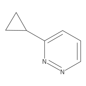 3-Cyclopropylpyridazine结构式