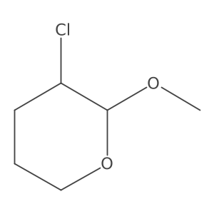 (2R,3S)-3-Chloro-2-methoxyoxane结构式