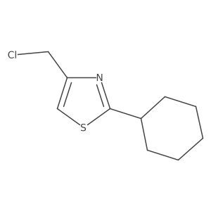 ClCc1csc(C2CCCCC2)n1结构式