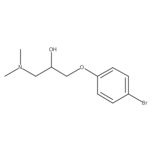 1-(4-Bromophenoxy)-3-(dimethylamino)propan-2-ol Structure