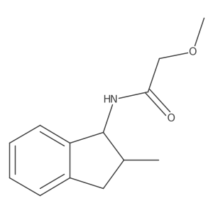 N-[(1R,2S)-2-methyl-1-indanyl]-2-methoxyacetamide Structure