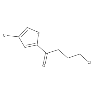 1-Butanone,4-chloro-1-(4-chloro-2-thienyl)- Structure