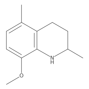 2,5-Dimethyl-8-methoxytetrahydroquinoline Structure