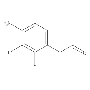 2,3-Difluoro-4-amino-phenylacetaldehyde Structure