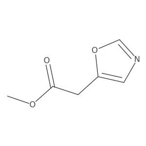 5-Oxazoleacetic acid, methyl ester Structure