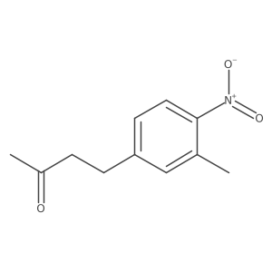4-(3-Methyl-4-nitrophenyl)-2-butanone Structure