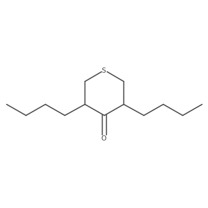 Rel-(3R,5R)-3,5-dibutyltetrahydro-4H-thiopyran-4-one结构式
