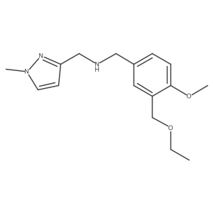 N-[[3-(Ethoxymethyl)-4-methoxyphenyl]methyl]-1-methyl-1H-pyrazole-3-methanamine Structure