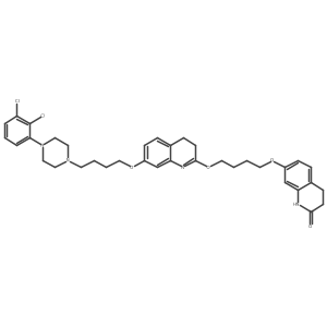 2-quinolinyl]oxy]butoxy]-3,4-dihydro-2(1H)-quinolinone结构式