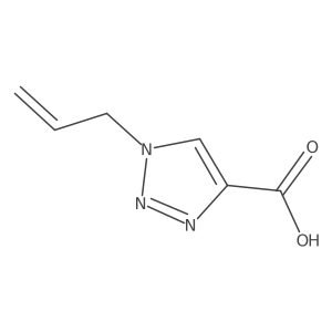 1-(prop-2-en-1-yl)-1H-1,2,3-triazole-4-carboxylic acid结构式