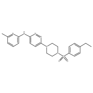 6-(4-((4-ethylphenyl)sulfonyl)piperazin-1-yl)-N-(6-methylpyridin-2-yl)pyridazin-3-amine Structure