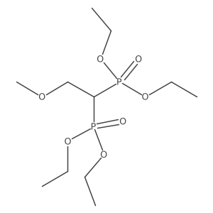 Tetraethyl (2-methoxyethane-1,1-diyl)bis(phosphonate) Structure