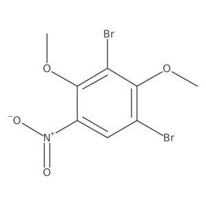 1,3-Dibromo-2,4-dimethoxy-5-nitrobenzene Structure