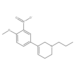 5-[4-(Methyloxy)-3-nitrophenyl]-1-propyl-1,2,3,6-tetrahydropyridine结构式