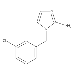 1-[(3-Chlorophenyl)methyl]-1H-imidazol-2-amine结构式