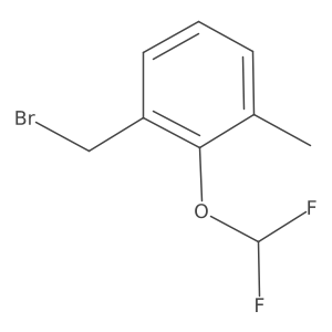2-Difluoromethoxy-3-methylbenzyl bromide结构式