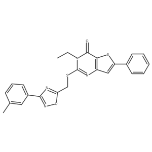 N-(tert-butyl)-2-[4-(cyclohexylcarbonyl)piperazin-1-yl]-6-(4-ethylphenyl)imidazo[2,1-b][1,3,4]thiadiazol-5-amine Structure