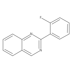 2-(2-Fluorophenyl)quinazoline结构式