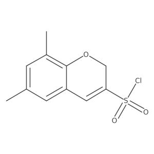 6,8-dimethyl-2H-chromene-3-sulfonyl chloride Structure