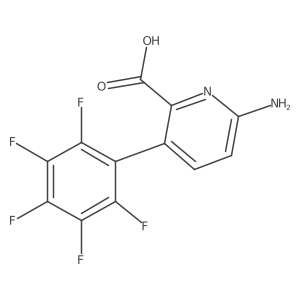6-Amino-3-(perfluorophenyl)picolinic acid Structure