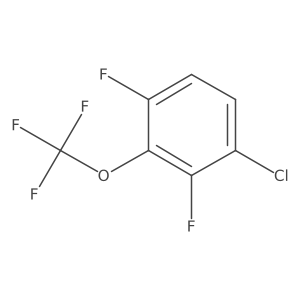 1-Chloro-2,4-difluoro-3-(trifluoromethoxy)benzene结构式