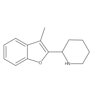 2-(3-Methyl-1-benzofuran-2-yl)piperidine Structure