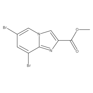 Methyl 6,8-dibromoimidazo[1,2-a]pyridine-2-carboxylate Structure