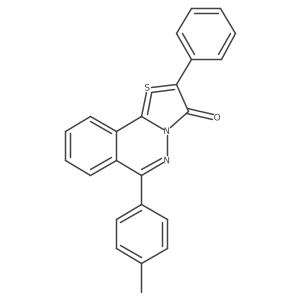 6-(4-Methylphenyl)-2-phenyl[1,3]thiazolo[2,3-a]phthalazin-4-ium-3-olate结构式