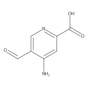 4-Amino-5-formylpyridine-2-carboxylic acid Structure