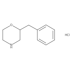 2-Benzylmorpholine hydrochloride结构式