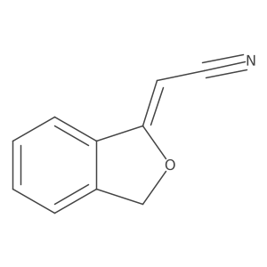 (2Z)-2-(3H-2-benzofuran-1-ylidene)acetonitrile结构式
