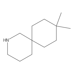 9,9-Dimethyl-2-azaspiro[5.5]undecane Structure