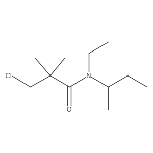 Propanamide, 3-chloro-N-ethyl-2,2-dimethyl-N-(1-methylpropyl)-结构式