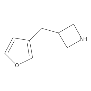 3-[(Furan-3-yl)methyl]azetidine结构式