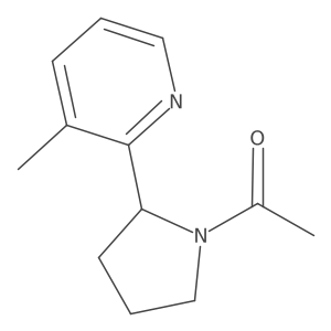 1-(2-(3-Methylpyridin-2-yl)pyrrolidin-1-yl)ethanone结构式