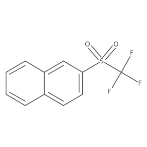 2-(Trifluoromethylsulfonyl)naphthalene Structure