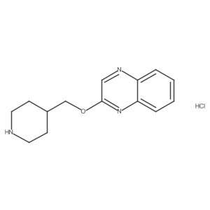 2-(Piperidin-4-ylmethoxy)quinoxaline hydrochloride Structure