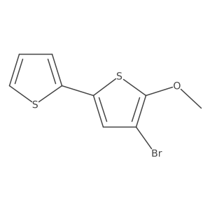 4-Bromo-5-methoxy-2,2'-bithiophene结构式