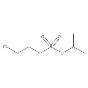 1-Methylethyl 3-chloro-1-propanesulfonate结构式