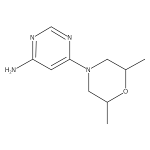 6-(2,6-Dimethylmorpholino)pyrimidin-4-amine结构式
