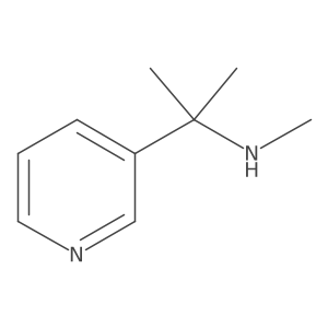 Methyl[2-(pyridin-3-yl)propan-2-yl]amine结构式